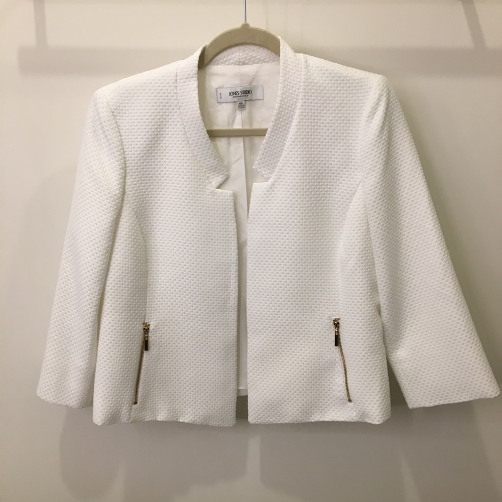 White blazer